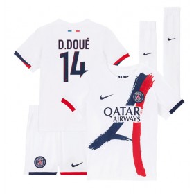 Paris Saint-Germain Desire Doue #14 Auswärtstrikot 2024-25 Kurzarm (+ kurze hosen)